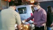 Fined for not wearing mask, BJP MLA throws money at Police