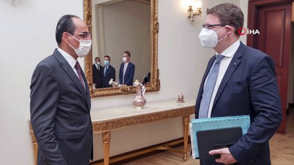 Cumhurbaşkanlığı Sözcüsü Kalın, AB Komisyonu Kabine Şefi Seibert ile bir araya geldi