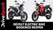 Revolt Electric Bike Bookings Reopen | Over 5,000 Electric Motorcycles Sold In Just 2 Hours!
