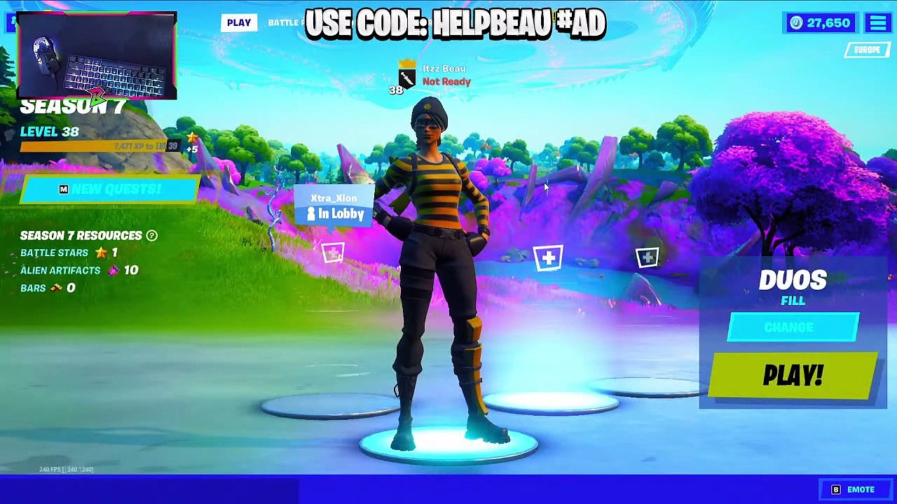 LiveFortnite Season 7 GrindBattle Pass & Vbucks GiveawayMorty Skin Out Now? (Fortnite Live)