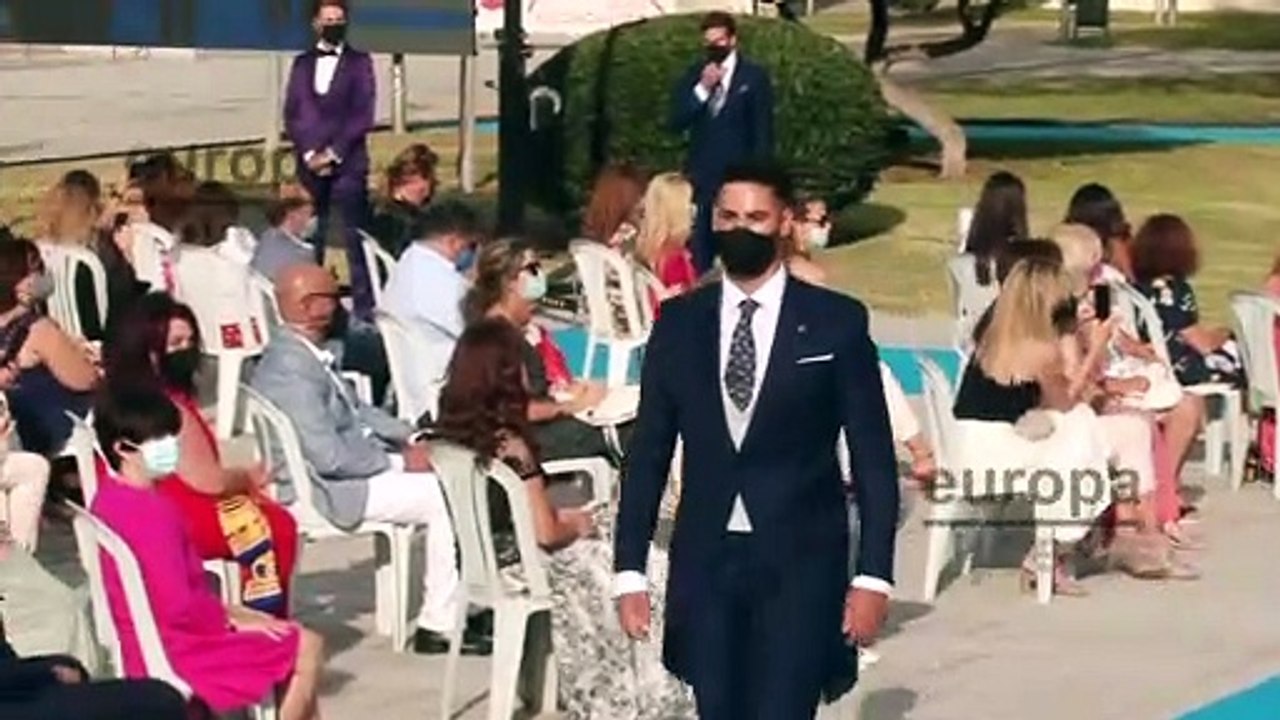 Asraf Beno desfilando en la Pasarela Larios Málaga Fashion Week
