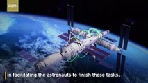 Robotic arm to play important role in performing tasks on Tiangong space station