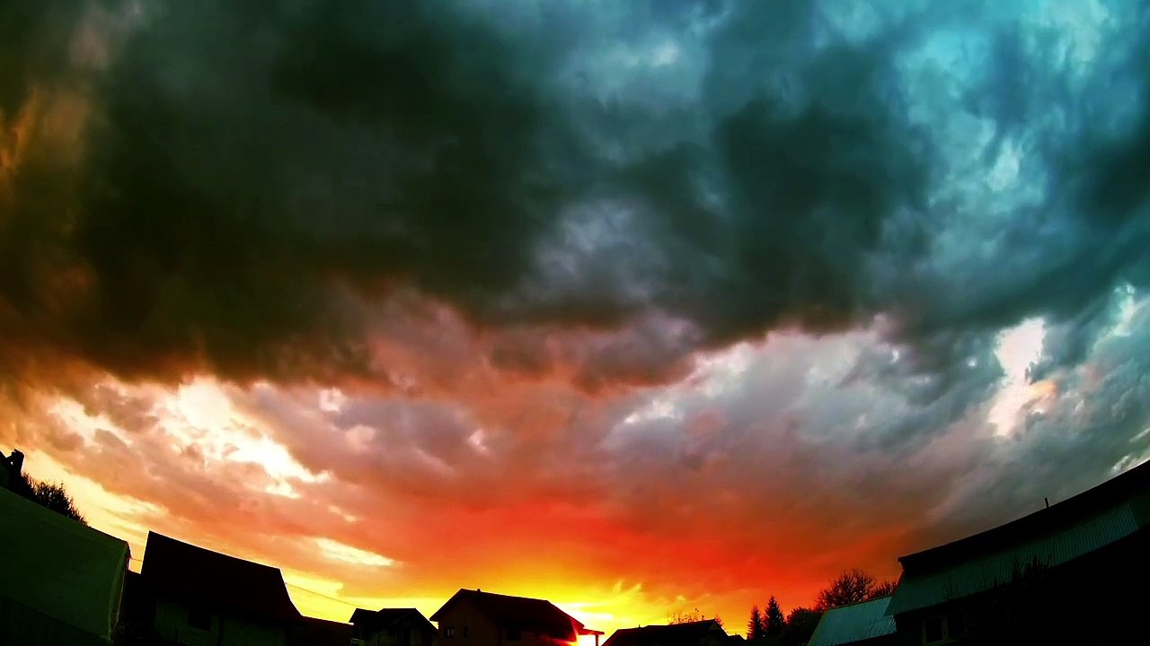 Clouds Moving  Timelapse Sky Video Background