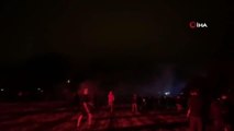 Fransa'da izinsiz parti ortalığı savaş alanına çevirdi: 7 yaralıJandarmaya molotof kokteyli, havai fişek, demir toplar atıldı