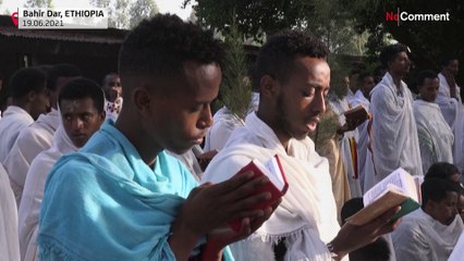 Ethiopian Orthodox believers celebrate St. Michael's day ahead of elections