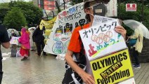 Tokyo: manifestation anti-JO à un mois du début des jeux