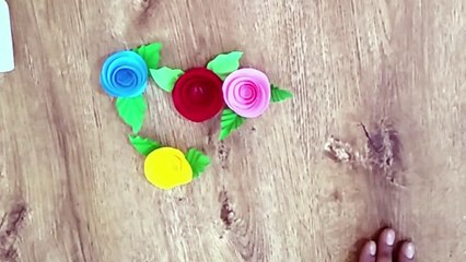 How to make very easy paper rose l DIY paper rose........