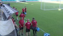 A Milli Futbol Takımı, İsviçre maçı hazırlıklarını tamamladı