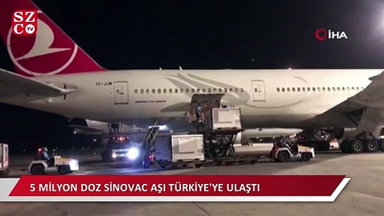 Sinovac aşısında yeni sevkiyat: "5 milyon doz aşı Türkiye'ye ulaştı"