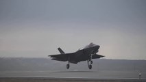 U.S. Air Force F-35 Lighting II preparing for take-off, Taxiing and in Flight