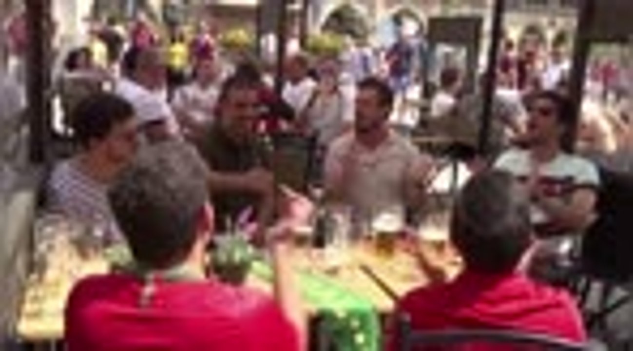 Groupe F - Les fans portugais et allemands présents à Munich