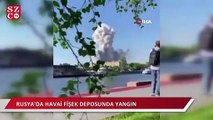 Rusya'da havai fişek deposunda yangın