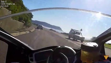 Almost hit a baby baboon on my bike 2021.05.26 — CAPE TOWN, SA