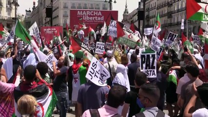 Διαδήλωση στη Μαδρίτη για τη Δυτική Σαχάρα