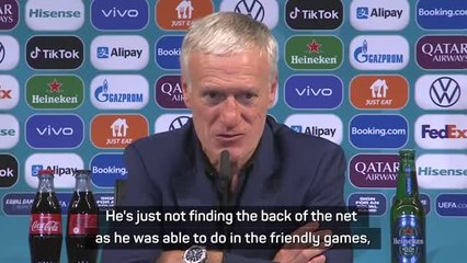 Download Video: Deschamps defends misfiring Benzema after France held by Hungary