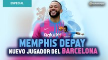 Memphis Depay es nuevo jugador del Barcelona
