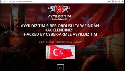 Ayyıldız Tim Anonymous'a dersini verdi: Gidin kumda oynayın