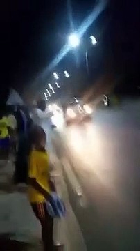 De retour de Linguère pour rallier Dakar le cortège de Macky hué à Touba par des jeunes proches du marabour Serigne Modou Bousso DIENG