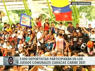 Inician en Caricuao los Juegos Comunales Caracas Caribe 2021 edición Bicentenario