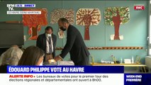 Élections régionales: Édouard Philippe vote dans une école maternelle du Havre