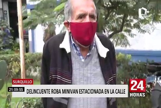 Surquillo: adulto mayor ofrece 1.000 dólares para que lo ayuden a ubicar la miniván que le robaron