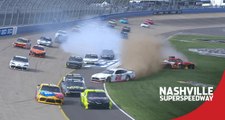 Chaos at Nashville leads to multiple wrecks; ends Austin Cindric’s day