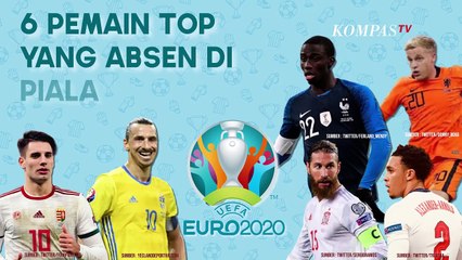 Deretan Pemain Top yang Absen dari Piala Eropa 2020