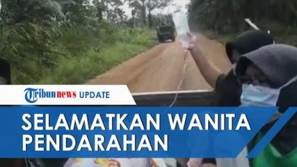 Aksi Heroik Kapolsek Tabir Ulu Jambi Selamatkan Wanita Pendarahan Habis Melahirkan di Pinggir Hutan
