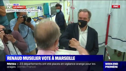 Élection régionales: le président de la région PACA Renaud Muselier, candidat à sa propre réélection, vote