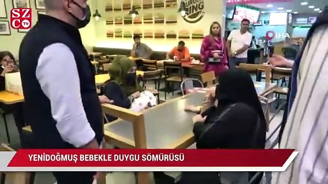 Yeni doğmuş bebekle duygu sömürüsü yapan dilenciler kamerada
