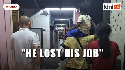 Kepong MP provides aid to homeless man and his family