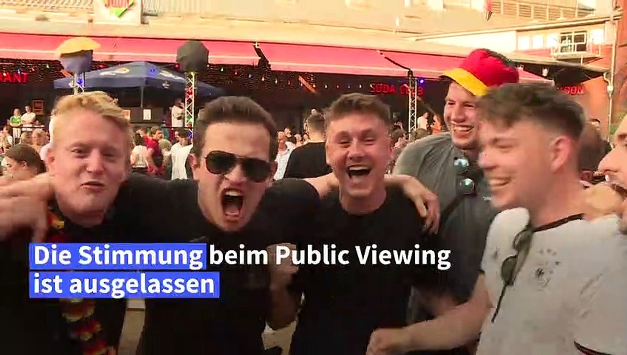 4:2 gegen Portugal: Deutsche Fans aus dem Häuschen