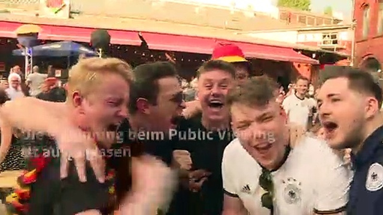 4:2 gegen Portugal: Deutsche Fans aus dem Häuschen