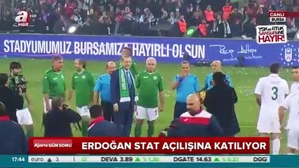 'Timsah Arena'da ilk vuruş Erdoğan'dan