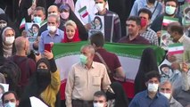 Celebraciones en Irán por la victoria del clérigo ultraconservador Ebrahim Raisí