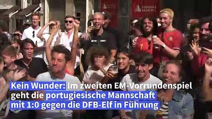 Lange Gesichter bei Fußball-Fans in Lissabon