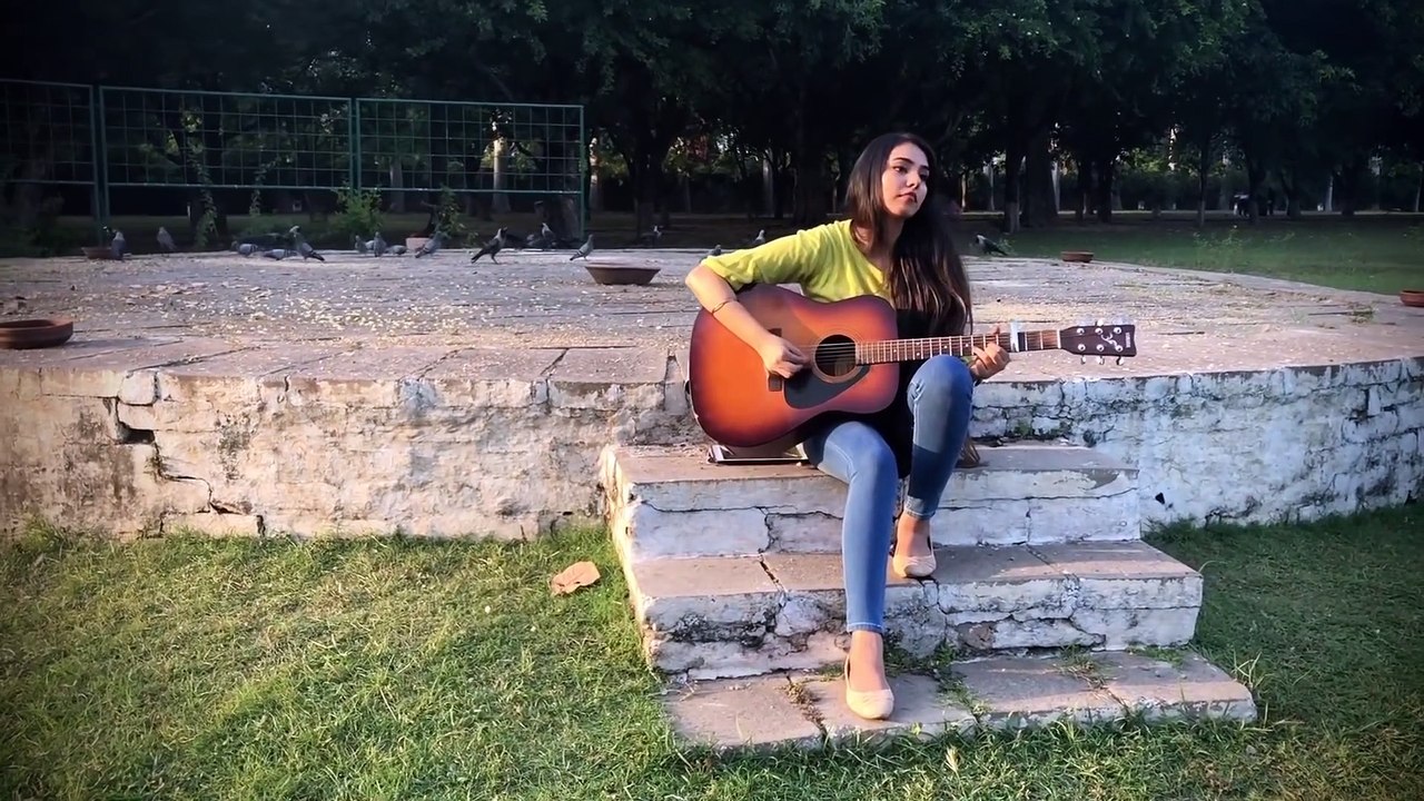 AADAT   Female Guitar cover  Ravneet Kaur