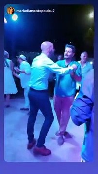 Αλέξανδρος Μπουρδούμης - Λένα Δροσάκη Βάφτισαν τον γιο τους (1)