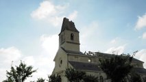 Saint-Nicolas-de-Bourgueil : le clocher de l'église arraché par une tornade