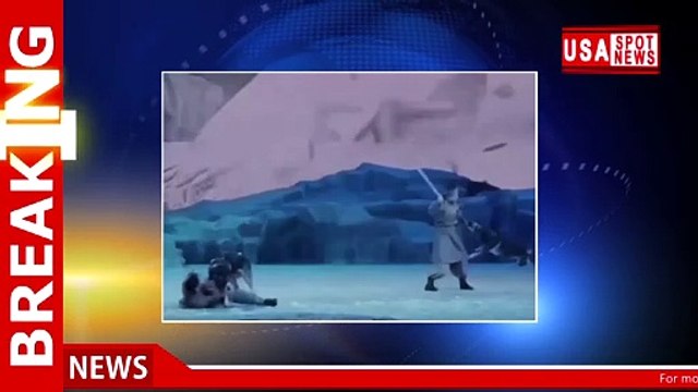 Chinese play criticized for literally throwing actors to the wolves