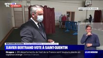 Élections régionales: Xavier Bertrand vote à Saint-Quentin, dans l'Aisne
