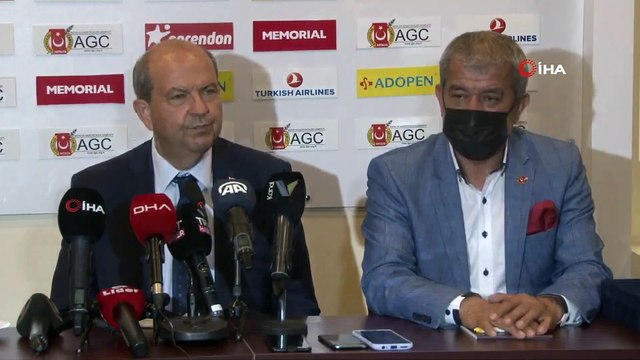 KKTC Cumhurbaşkanı Ersin Tatar, Antalya Gazeteciler Cemiyeti basın toplantısında konuştu