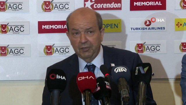 KKTC Cumhurbaşkanı Ersin Tatar, Antalya Gazeteciler Cemiyeti basın toplantısında konuştu