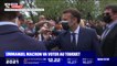 Régionales: au Touquet, Emmanuel Macron s'offre un bain de foule avant d'aller voter