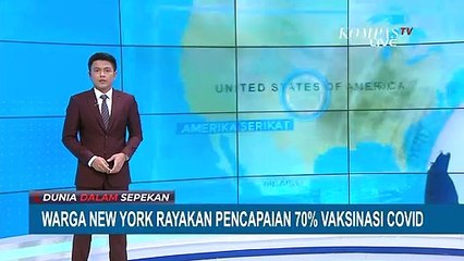 Rayakan 70 Persen Vaksinasi Covid-19, New York Gelar Pertunjukan Kembang Api