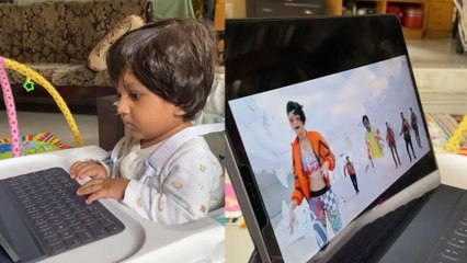 ಅಪ್ಪ ಸಾಂಗ್ ನೋಡಿ ಎಂಜಾಯ್ ಮಾಡುತ್ತಿದ್ದಾನೆ Junior Chiru | Filmibeat Kannada