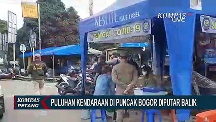 Tidak Bawa Dokumen Bebas Covid-19, Puluhan Kendaraan di Puncak Bogor Diminta Putar Balik