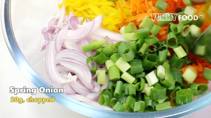 Vegetable Okoy or Ukoy Filipino Vegetable Fritters