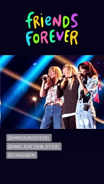 Emma Daumas, Anne-Laure Lisbon et Nolwenn Leroy de la Star Academy (2002) se retrouvent, le 19 juin 2021.