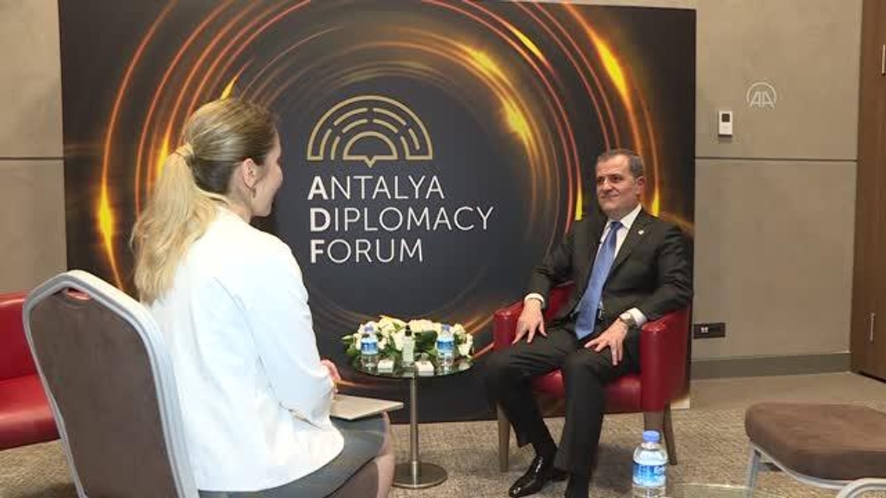 Azerbaycan Dışişleri Bakanı Bayramov, AA'ya değerlendirmelerde bulundu